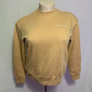 Cou7ure Essentials Paris Cecilia Sweatshirt Couture Stone Beige Mens Womens L